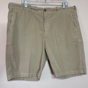 Polo Ralph Lauren GI Fit Khaki Chino Shorts Mens 38 100% Pima Cotton Button Fly